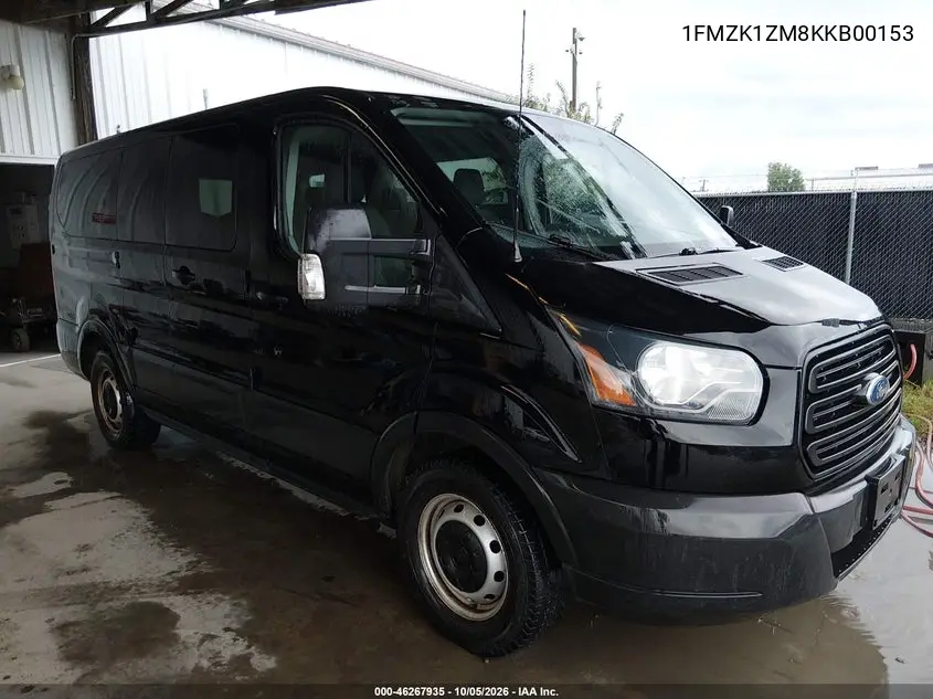 FORD TRANSIT 2019, VIN 1FMZK1ZM8KKB00153
