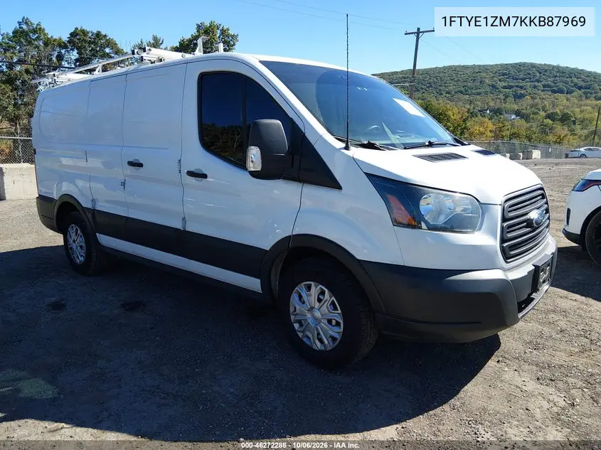FORD TRANSIT 2019, VIN 1FTYE1ZM7KKB87969