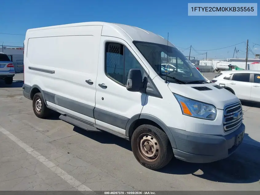 FORD TRANSIT 2019, VIN 1FTYE2CM0KKB35565
