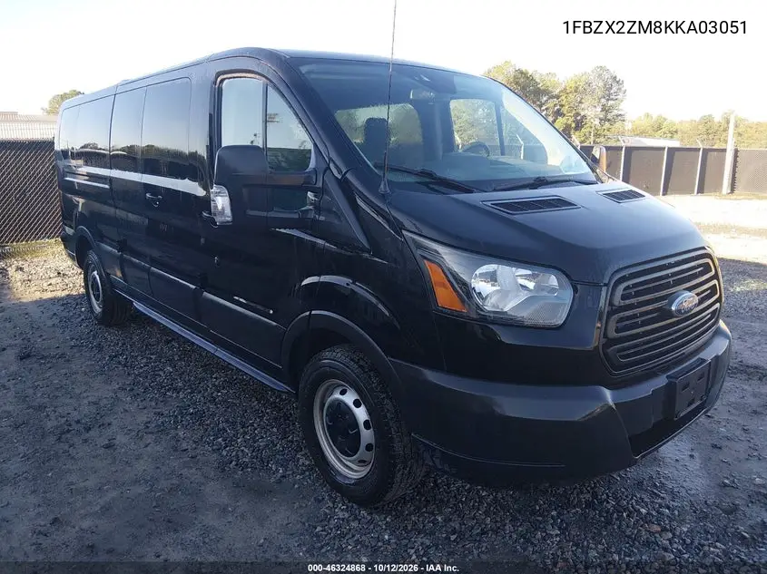 FORD TRANSIT 2019, VIN 1FBZX2ZM8KKA03051