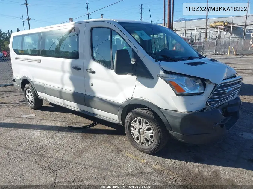 FORD TRANSIT 2019, VIN 1FBZX2YM8KKA18232