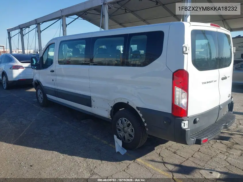 2019 FORD TRANSIT VIN 1FBZX2YM8KKA18232 — фото 3