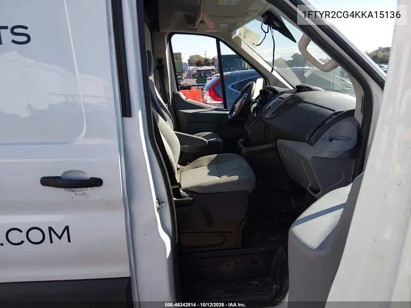 2019 FORD TRANSIT VIN 1FTYR2CG4KKA15136 — фото 5