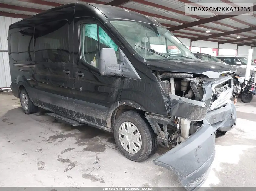 FORD TRANSIT 2019, VIN 1FBAX2CM7KKA31235