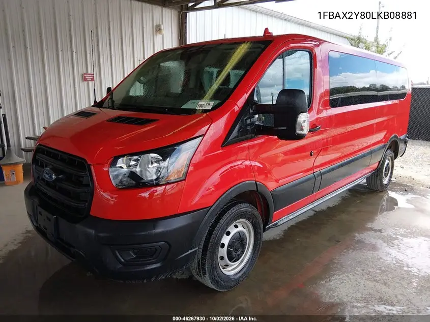 2020 FORD TRANSIT VIN 1FBAX2Y80LKB08881 — фото 2