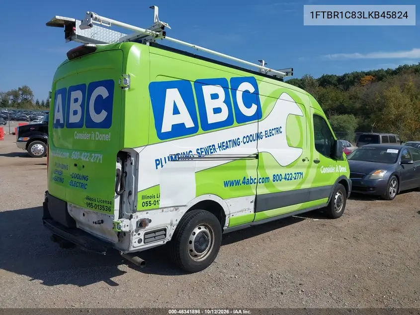 2020 FORD TRANSIT VIN 1FTBR1C83LKB45824 — фото 4