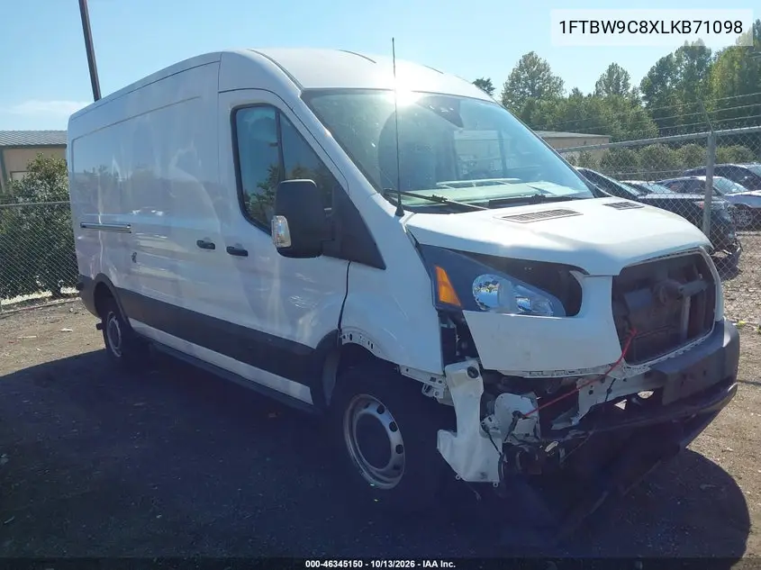 FORD TRANSIT 2020, VIN 1FTBW9C8XLKB71098