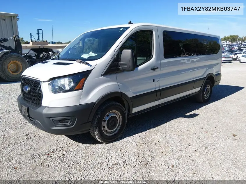 2021 FORD TRANSIT VIN 1FBAX2Y82MKB03747 — фото 2