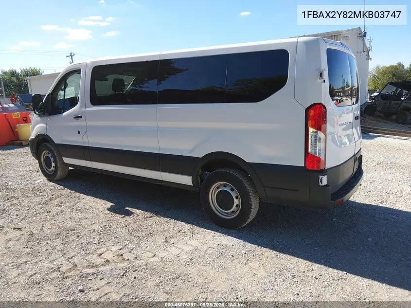 2021 FORD TRANSIT VIN 1FBAX2Y82MKB03747 — фото 3