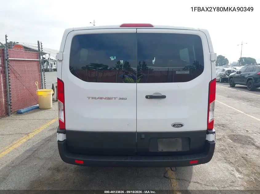 2021 FORD TRANSIT VIN 1FBAX2Y80MKA90349 — фото 16