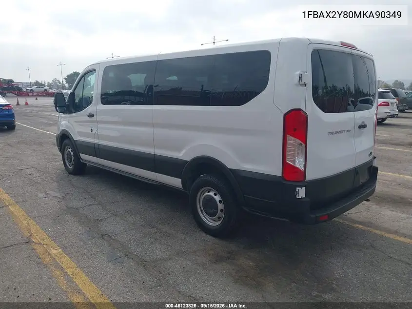 2021 FORD TRANSIT VIN 1FBAX2Y80MKA90349 — фото 3