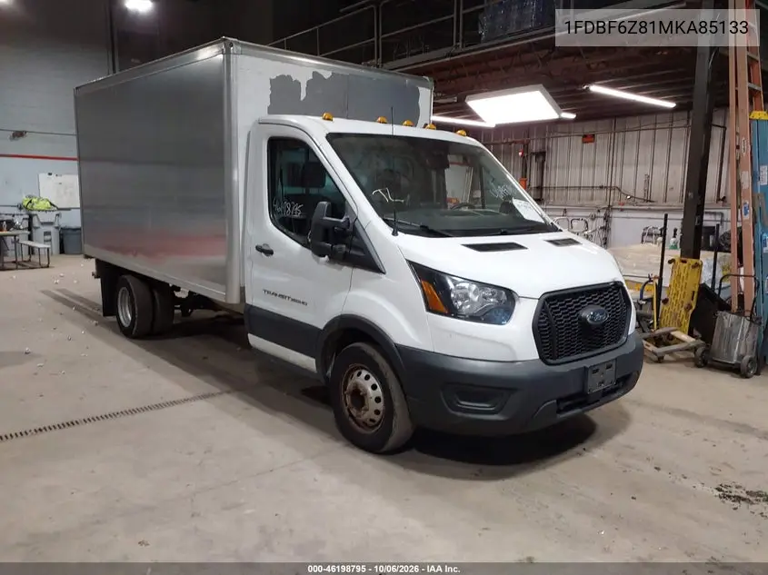 FORD TRANSIT 2021, VIN 1FDBF6Z81MKA85133