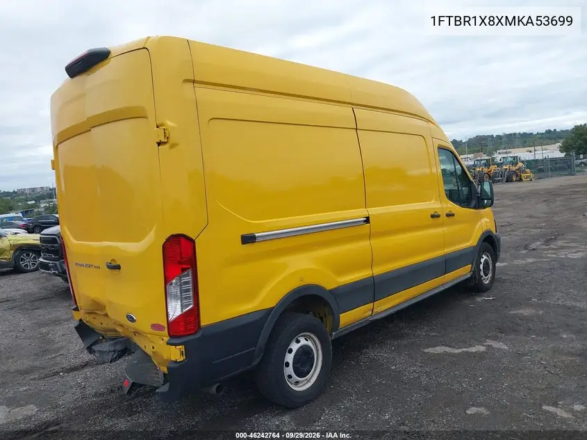 2021 FORD TRANSIT VIN 1FTBR1X8XMKA53699 — фото 4