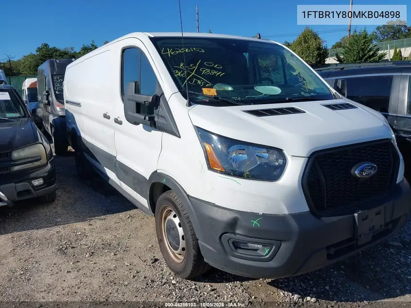 FORD TRANSIT 2021, VIN 1FTBR1Y80MKB04898