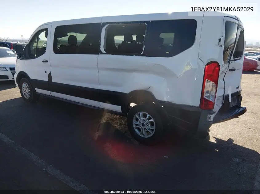 2021 FORD TRANSIT VIN 1FBAX2Y81MKA52029 — фото 3