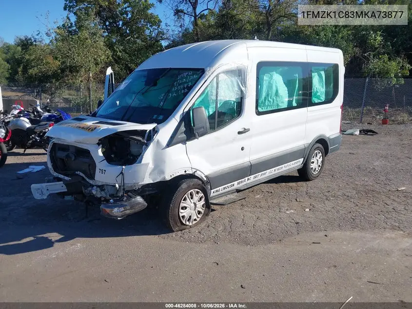 2021 FORD TRANSIT VIN 1FMZK1C83MKA73877 — фото 2