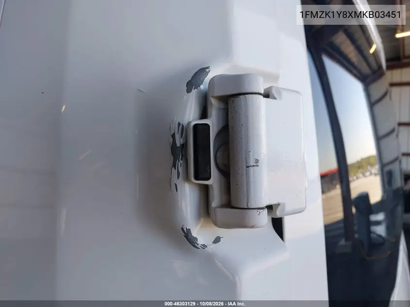 2021 FORD TRANSIT VIN 1FMZK1Y8XMKB03451 — фото 14