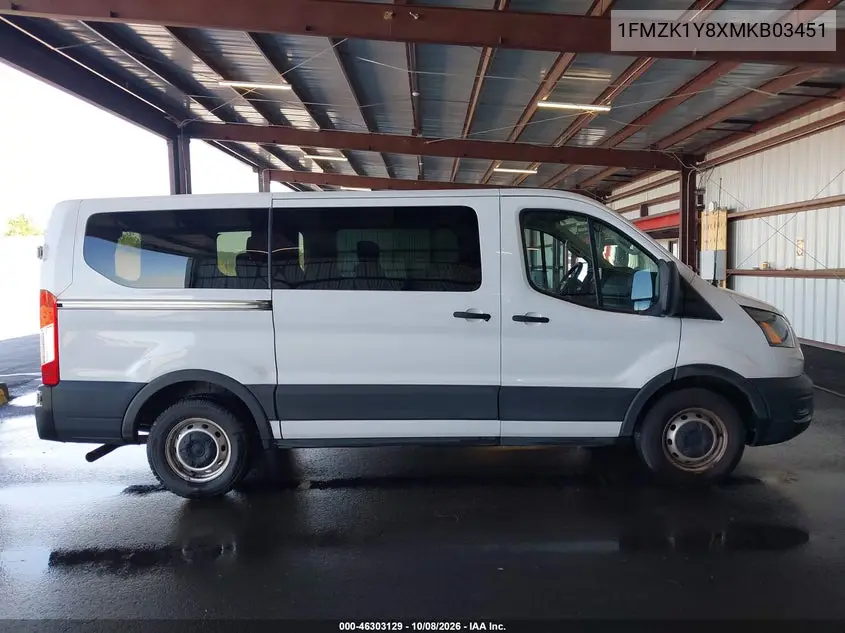 2021 FORD TRANSIT VIN 1FMZK1Y8XMKB03451 — фото 18