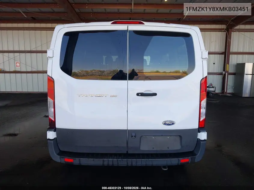 2021 FORD TRANSIT VIN 1FMZK1Y8XMKB03451 — фото 21