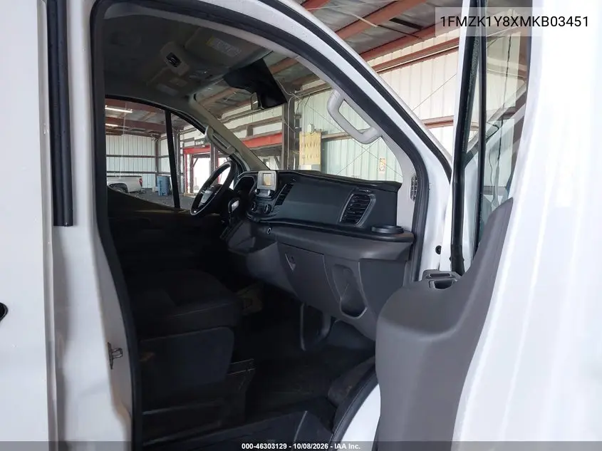 2021 FORD TRANSIT VIN 1FMZK1Y8XMKB03451 — фото 5