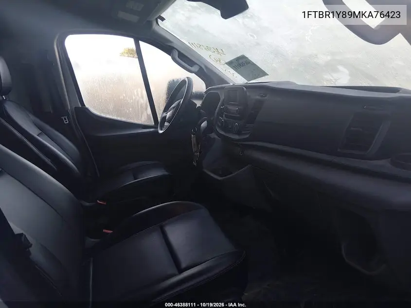 FORD TRANSIT 2021, VIN 1FTBR1Y89MKA76423