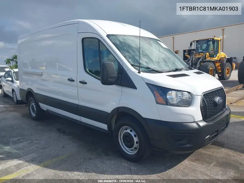 FORD TRANSIT 2021, VIN 1FTBR1C81MKA01903