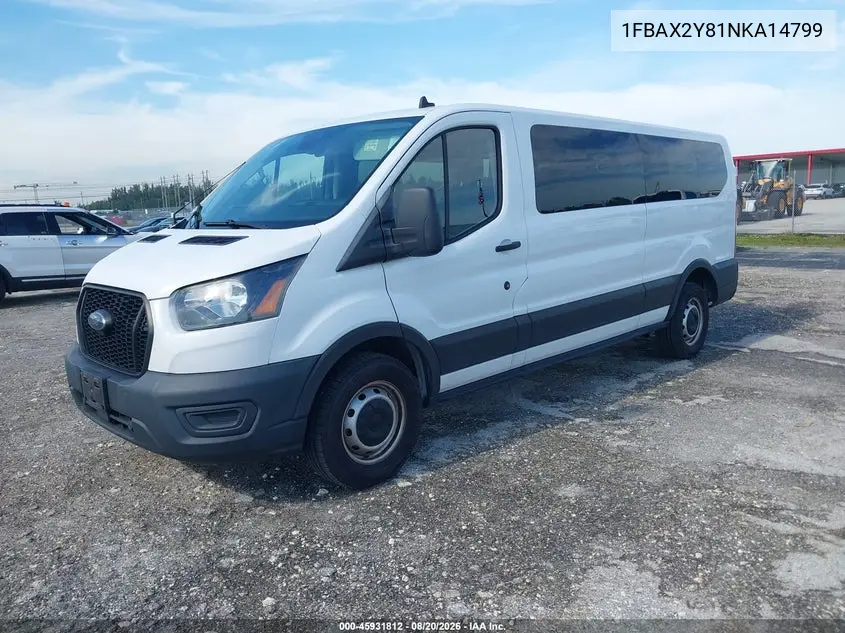 2022 FORD TRANSIT VIN 1FBAX2Y81NKA14799 — фото 2
