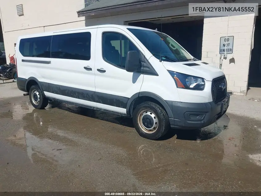 FORD TRANSIT 2022, VIN 1FBAX2Y81NKA45552