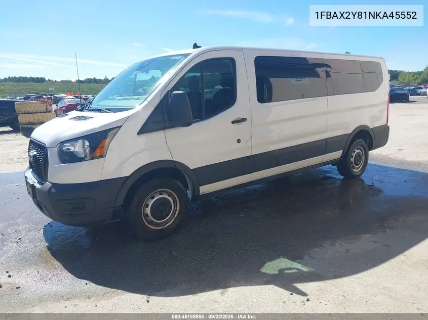2022 FORD TRANSIT VIN 1FBAX2Y81NKA45552 — фото 2