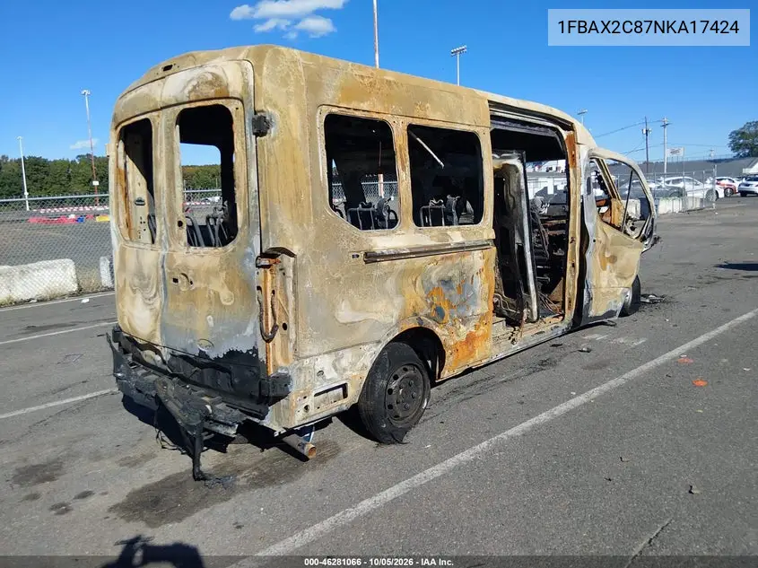 2022 FORD TRANSIT VIN 1FBAX2C87NKA17424 — фото 4