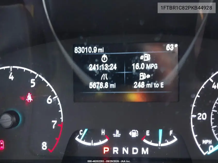 2023 FORD TRANSIT VIN 1FTBR1C82PKB44928 — фото 7