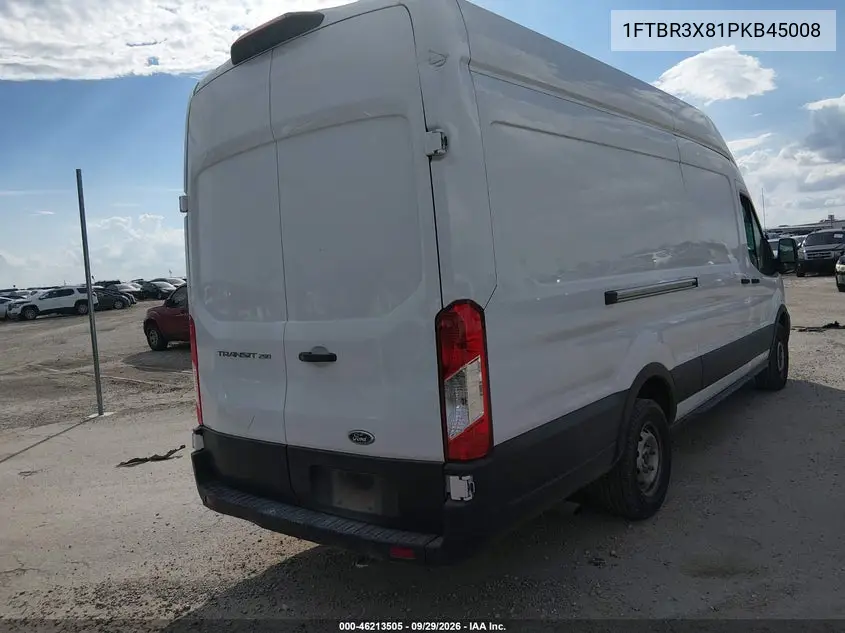 2023 FORD TRANSIT VIN 1FTBR3X81PKB45008 — фото 4