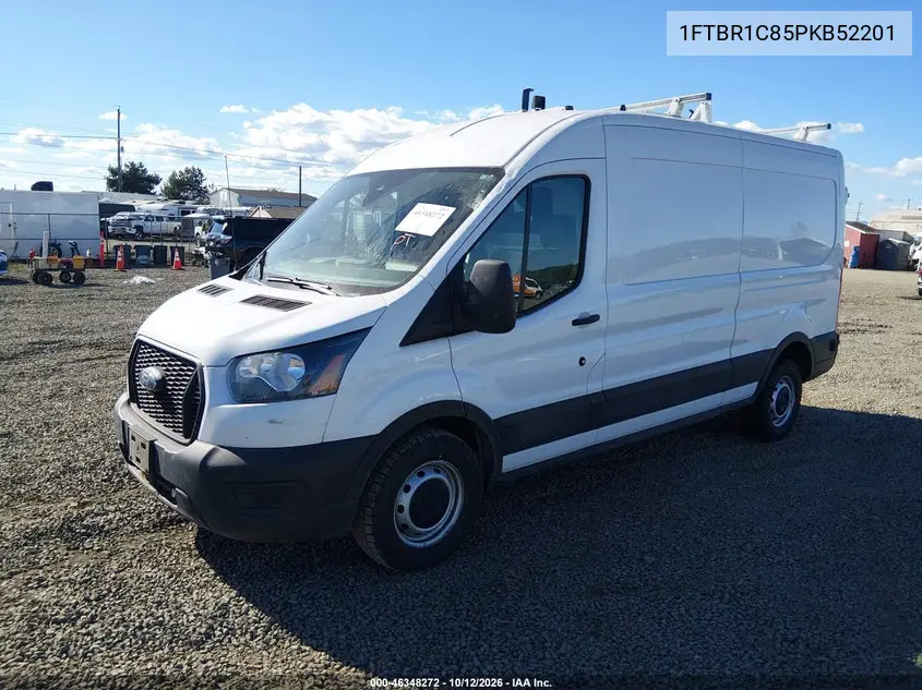 2023 FORD TRANSIT VIN 1FTBR1C85PKB52201 — фото 2