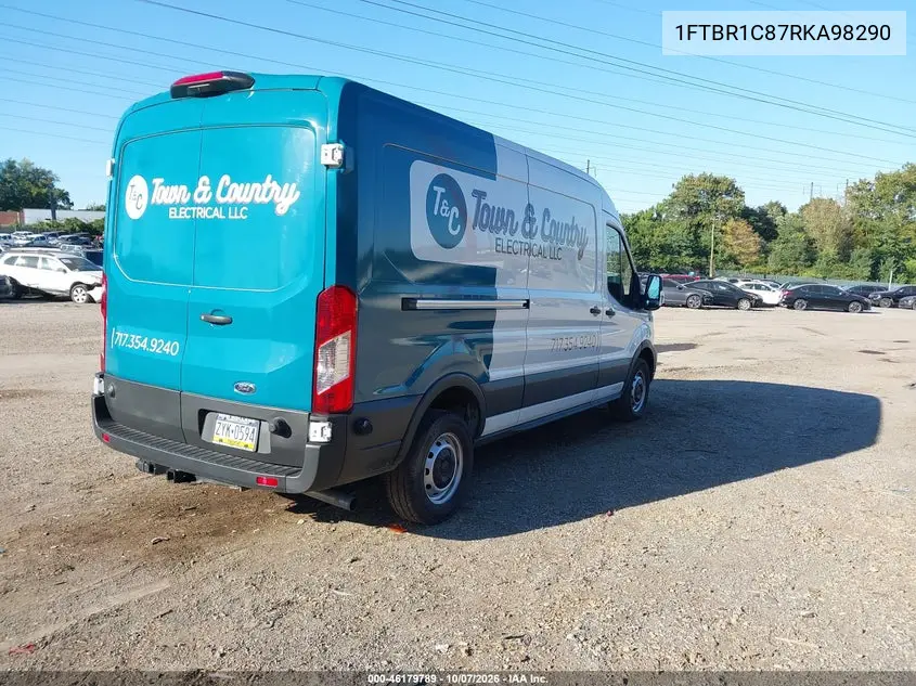 2024 FORD TRANSIT VIN 1FTBR1C87RKA98290 — фото 4