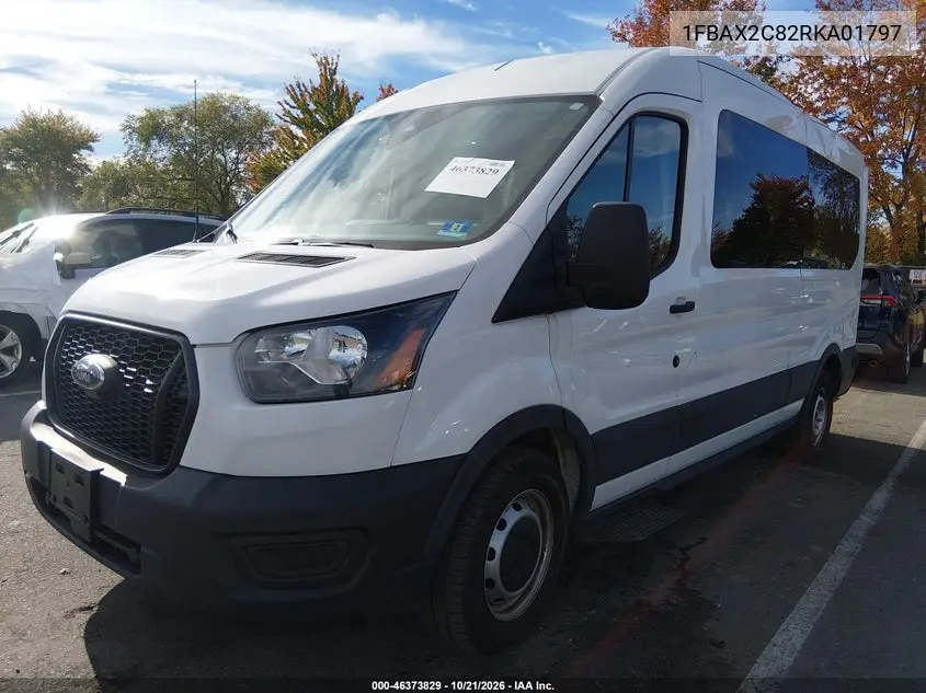 2024 FORD TRANSIT VIN 1FBAX2C82RKA01797 — фото 2