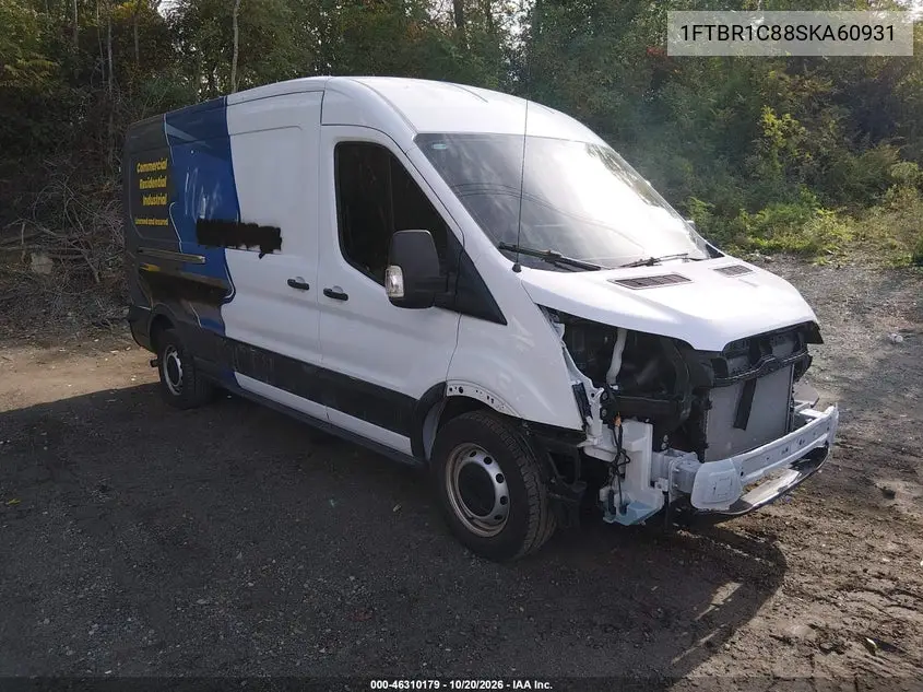 FORD TRANSIT 2025, VIN 1FTBR1C88SKA60931