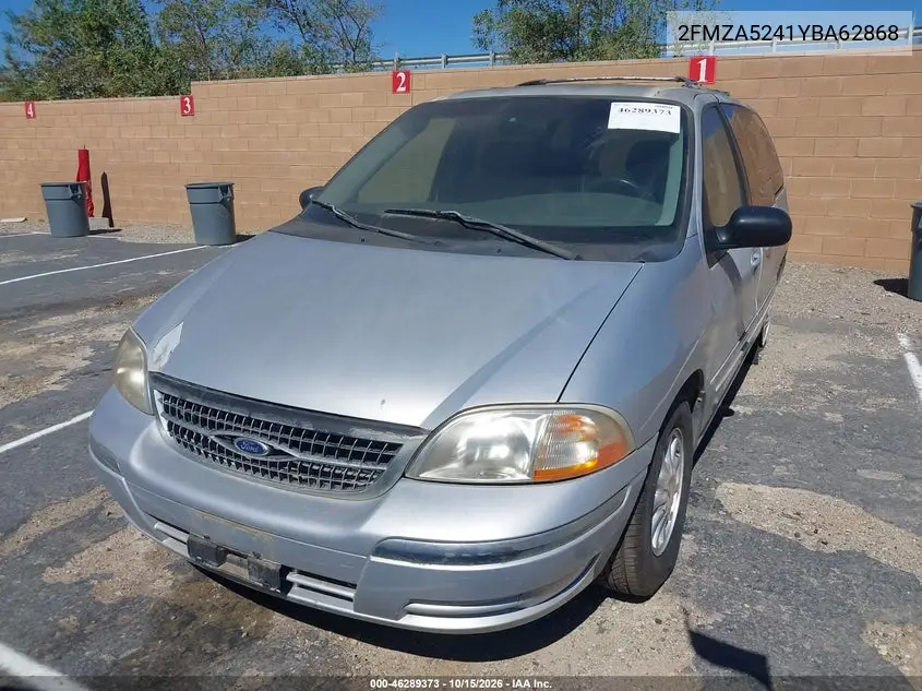 2000 FORD WINDSTAR VIN 2FMZA5241YBA62868 — фото 2