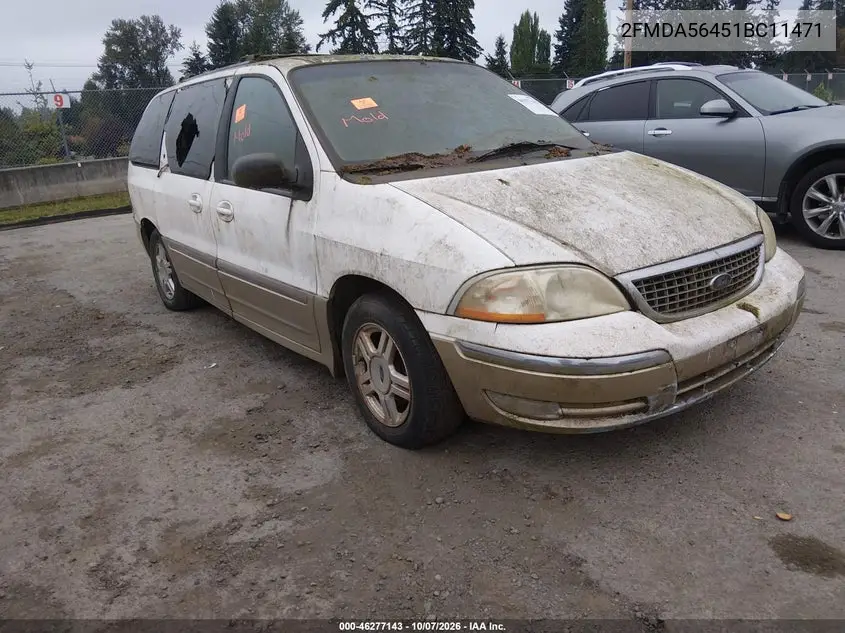 FORD WINDSTAR 2001, VIN 2FMDA56451BC11471