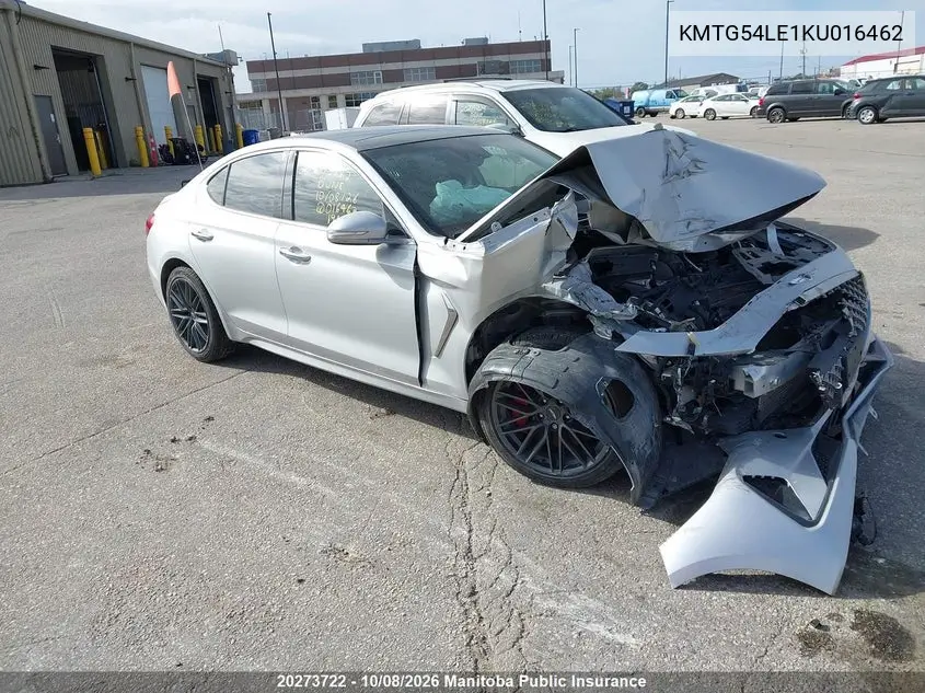 GENESIS G70 2019, VIN KMTG54LE1KU016462