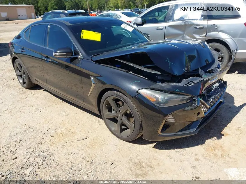 GENESIS G70 2019, VIN KMTG44LA2KU034176