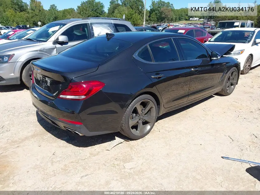 2019 GENESIS G70 VIN KMTG44LA2KU034176 — фото 4