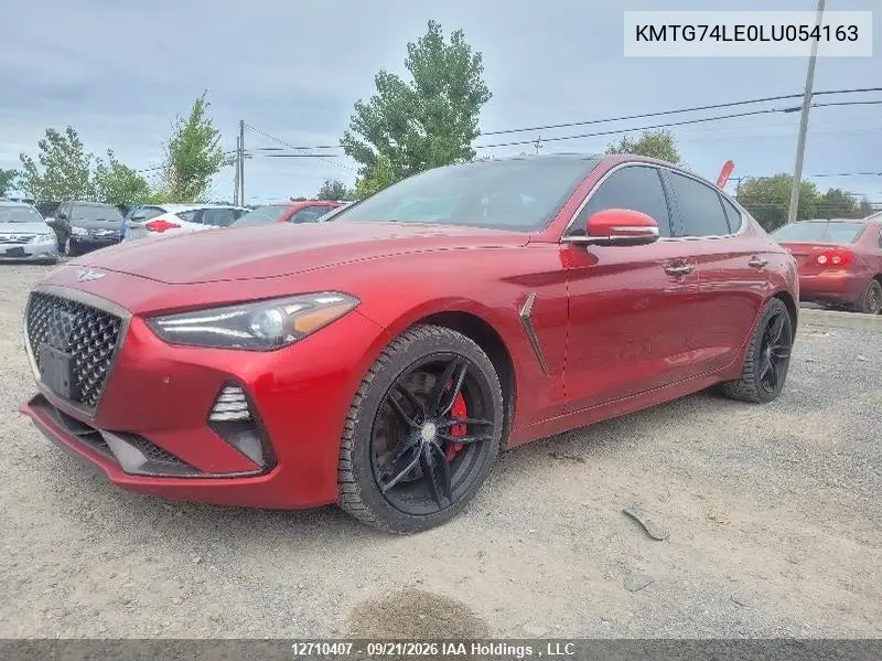 2020 GENESIS G70 VIN KMTG74LE0LU054163 — фото 2