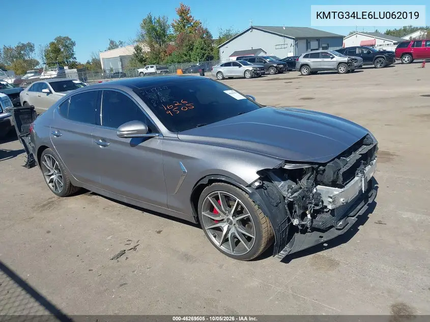 GENESIS G70 2020, VIN KMTG34LE6LU062019