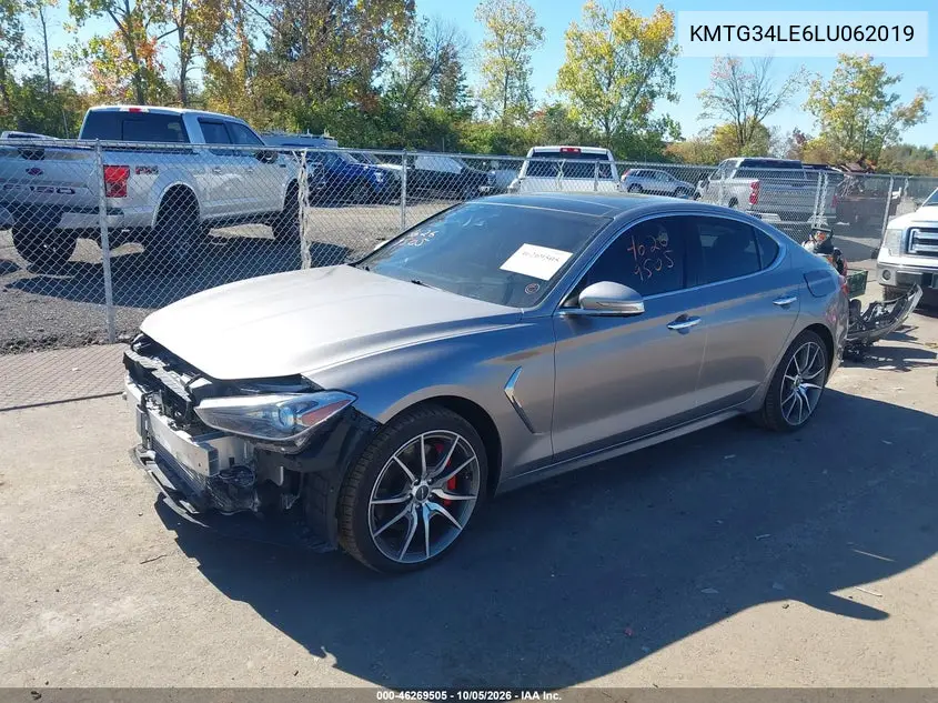 2020 GENESIS G70 VIN KMTG34LE6LU062019 — фото 2