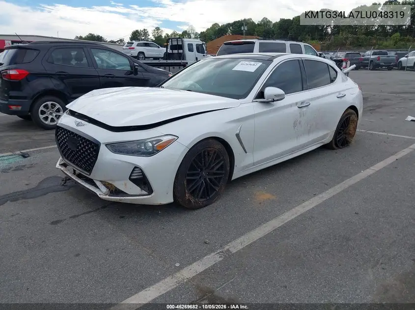 2020 GENESIS G70 VIN KMTG34LA7LU048319 — фото 2