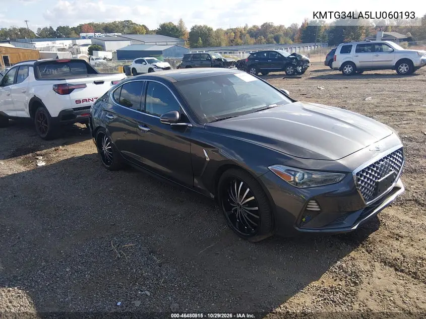 GENESIS G70 2020, VIN KMTG34LA5LU060193