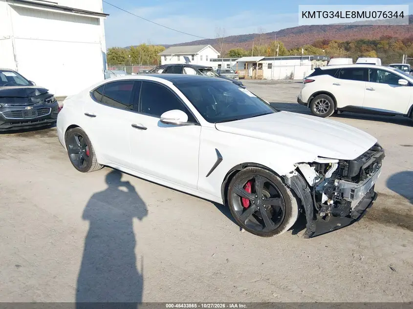 GENESIS G70 2021, VIN KMTG34LE8MU076344