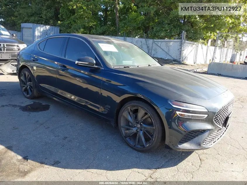 GENESIS G70 2023, VIN KMTG34TA3PU112927