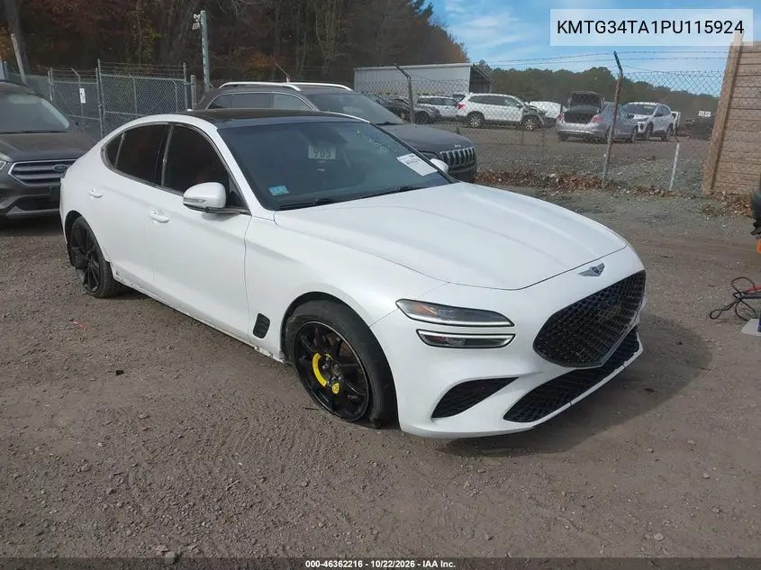 GENESIS G70 2023, VIN KMTG34TA1PU115924