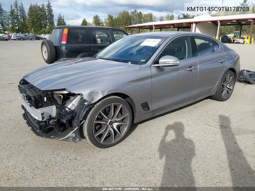 2026 GENESIS G70 VIN KMTG14SC9TU178708 — фото 2